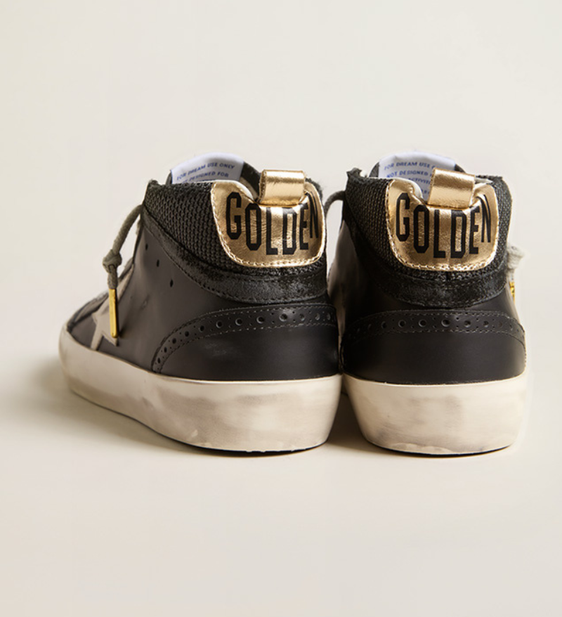 black and gold golden goose