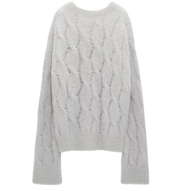 Fluffy Touch Pullover Cloudy Grey