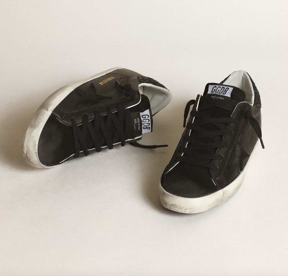 Black Ggdb Sneakers Nere Golden Goose Super-Star Sneakers Black