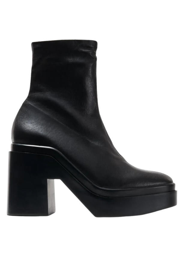 Nina Black Ankle Boot
