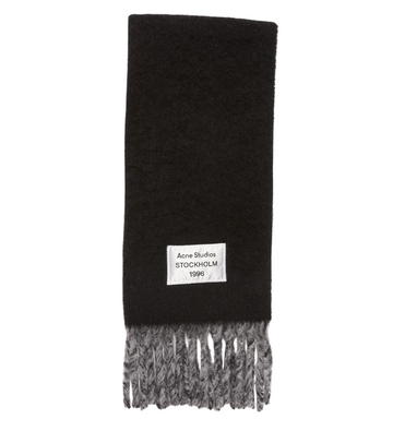 Acne Studios Black / Grey Scarf