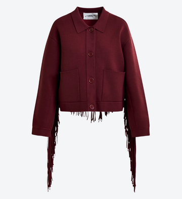 Burgundy Cardigan