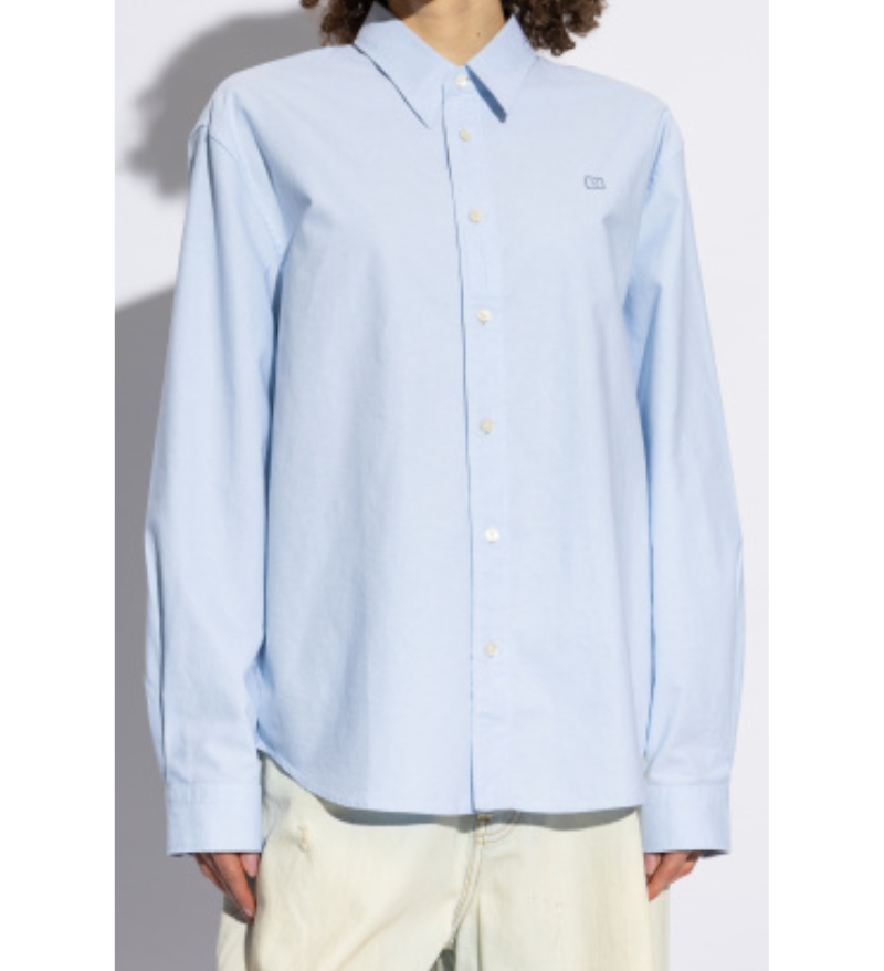 Shirt with Logo - Light Blue