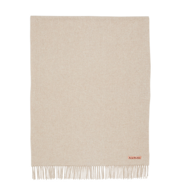 Acne Studios Fringe Oversized Oatmeal