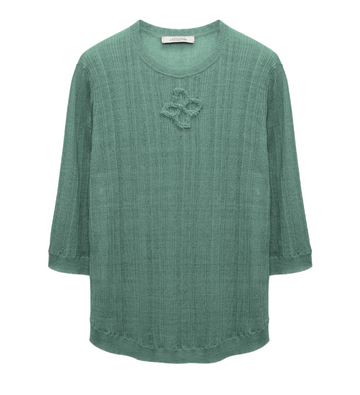 Summer Ease Pullover in Jade