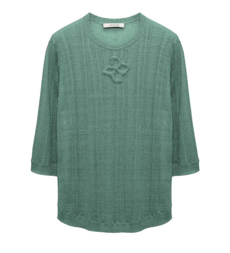 Summer Ease Pullover in Jade