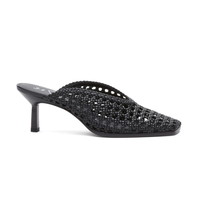 3.1 Phillip Lim ID Macramé Mule in Black
