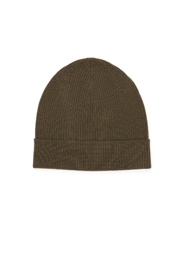 Ribbed Wool Beanie