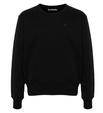 FACE SWEATER SMALL LOGO BLACK