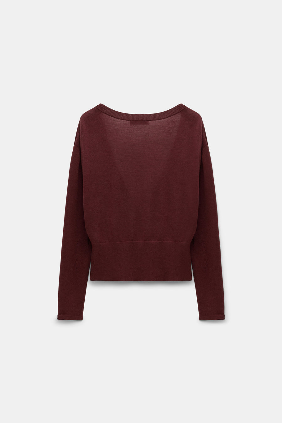 Essential Ease Cardigan Deep Redbrown