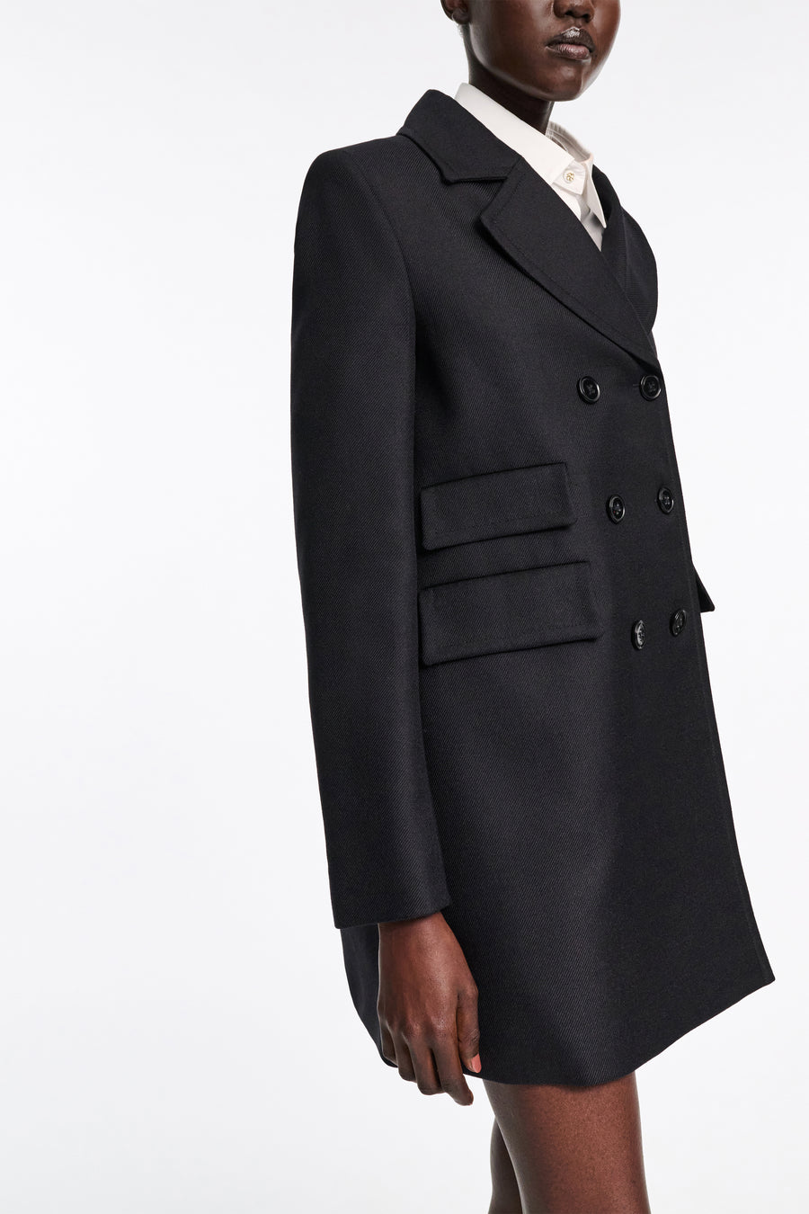 Striking Coolness Coat Black