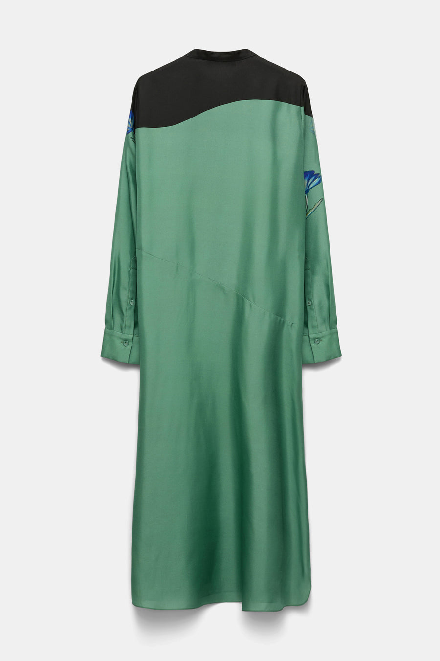 Seductive Bloom Silk Midi Dress