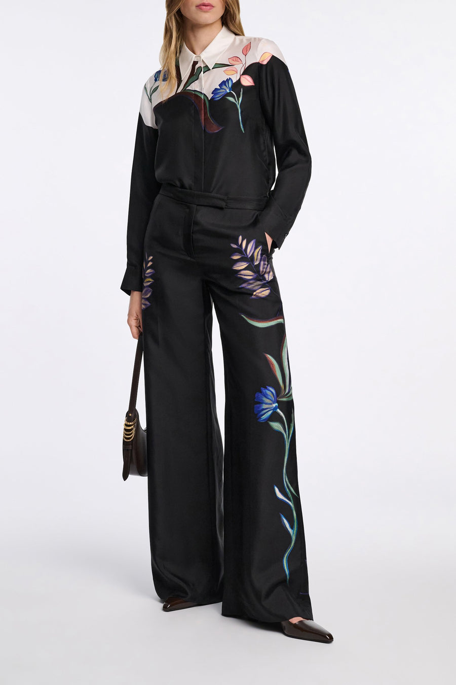Dorothee Schumacher Seductive Bloom Silk Blouse