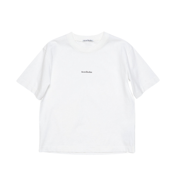 ACNE LOGO WHITE T-SHIRT