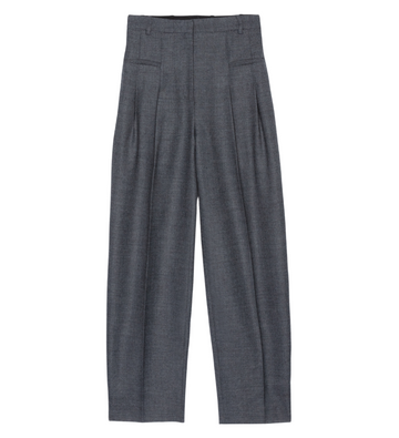 Wide Leg Pleat Trouser