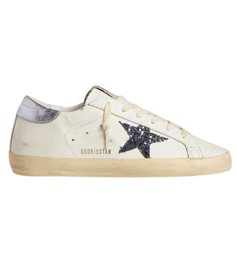 Golden Goose Super-Star Sneakers Glitter Star