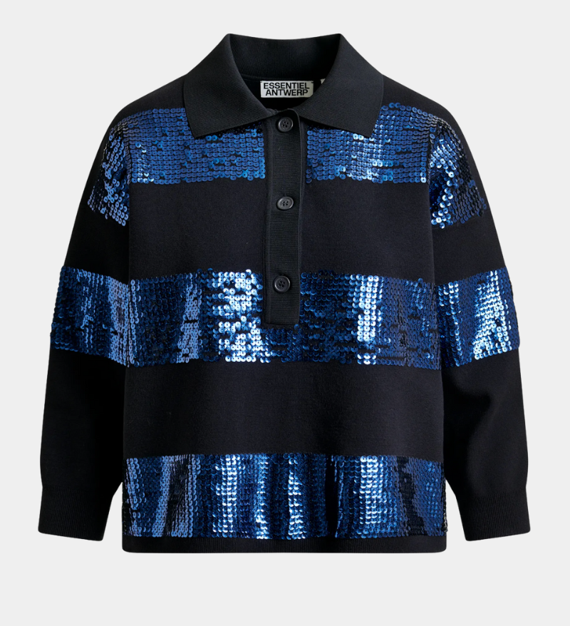Blue Striped Polo