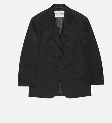 Single‑Breasted Suit Jacket – Black