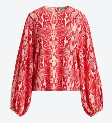 Red Orange Snake Top