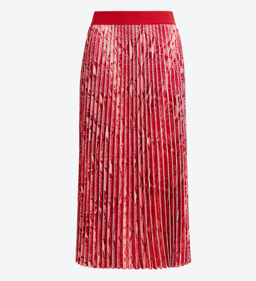 Red Orange Snake Skirt