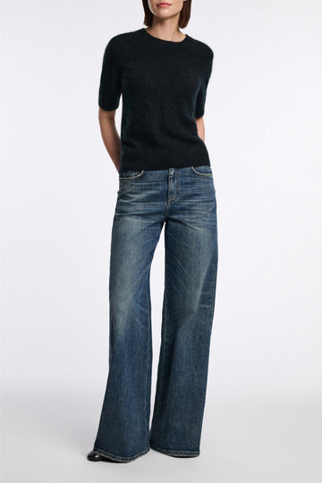 Soft Short-Sleeve Luxury Knit