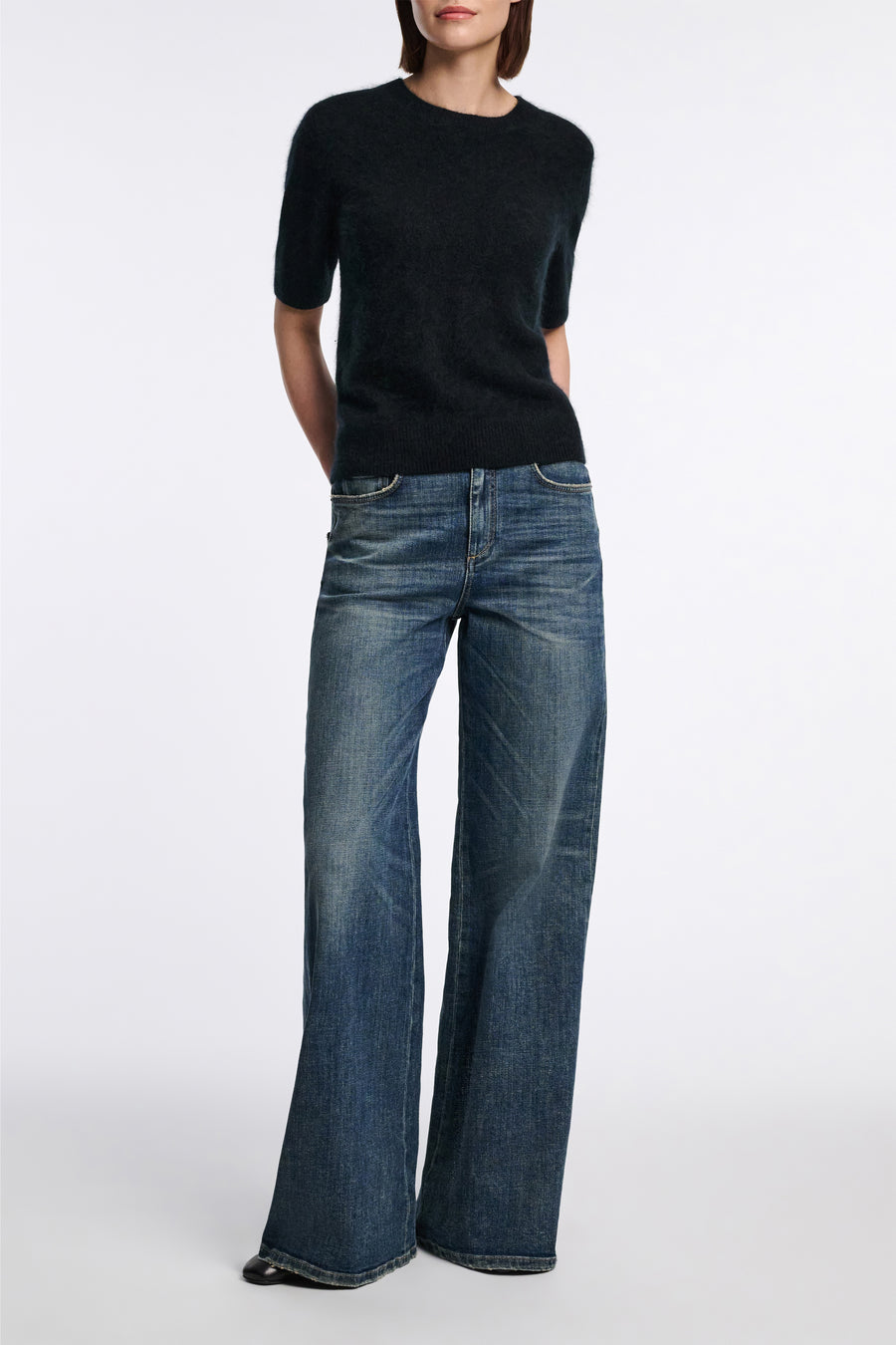 Soft Short-Sleeve Luxury Knit