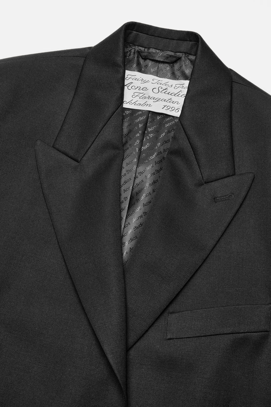 Single‑Breasted Suit Jacket – Black