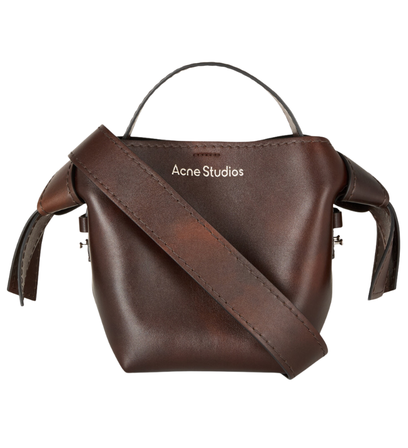 ACNE Studios Musubi Bag in Dark Brown