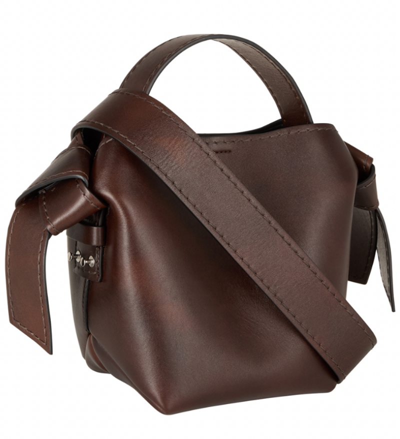 ACNE Studios Musubi Bag in Dark Brown