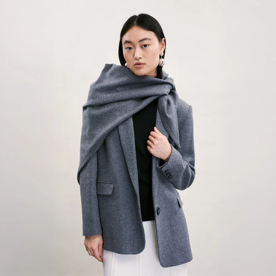 Diem Relaxed Blazer Dove Grey