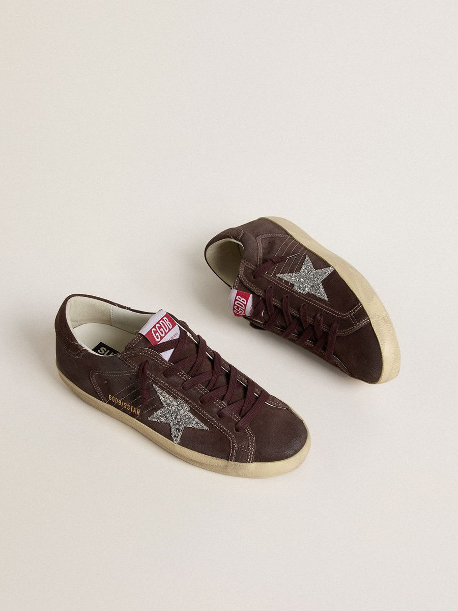 SUPER STAR SUEDE UPPER GLITTER STAR