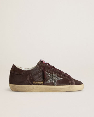 SUPER STAR SUEDE UPPER GLITTER STAR