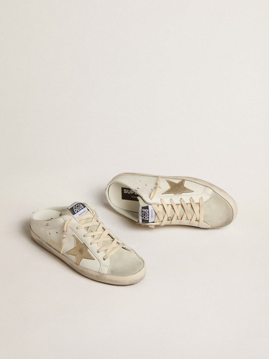 Super Star Leather Suede Optic White