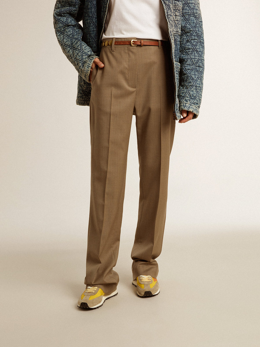 GOLDEN GOOSE RELAXED PANT LIGHT WOOL