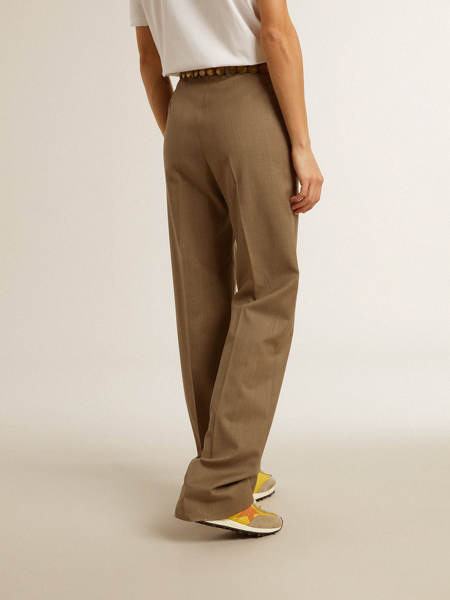 GOLDEN GOOSE RELAXED PANT LIGHT WOOL