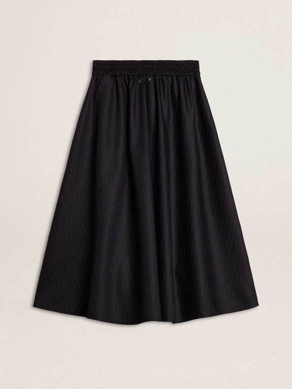JOURNEY W'S CIRCLE SKIRT WITH FLAP POCKETS DETAIL PINSTRIPE VW