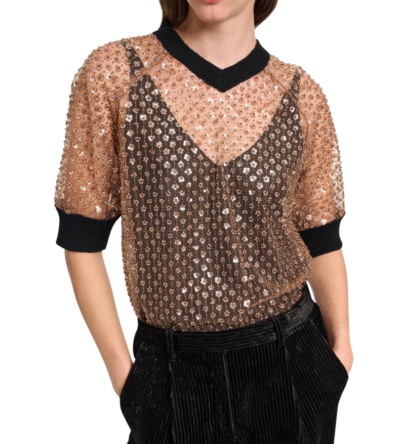 Pure Glam Top Milky Brown