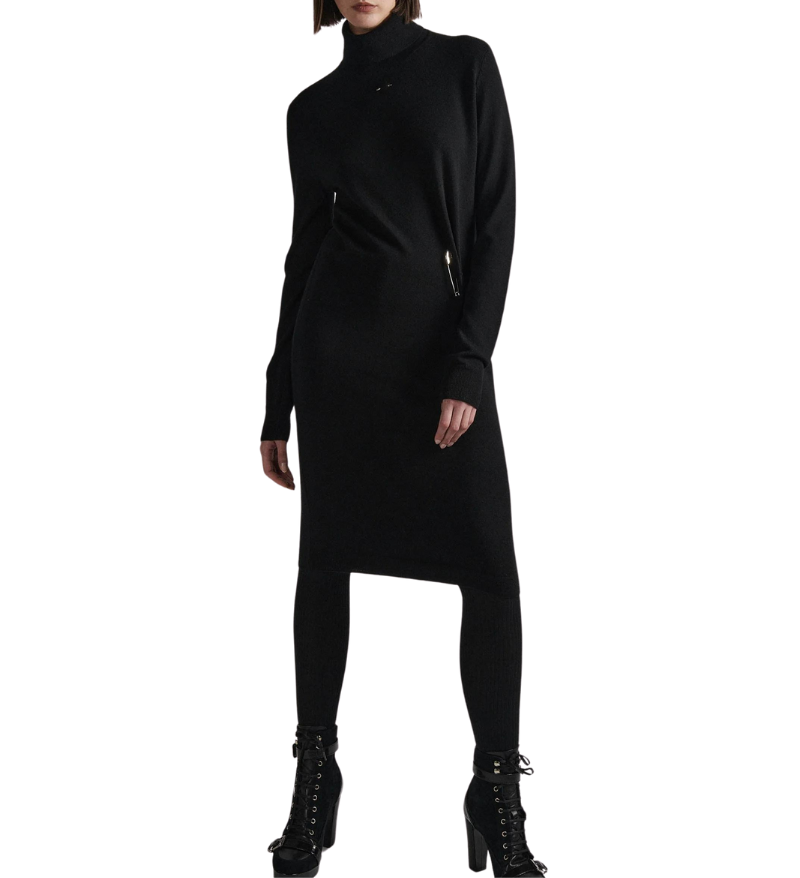 Merino Turtleneck Dress