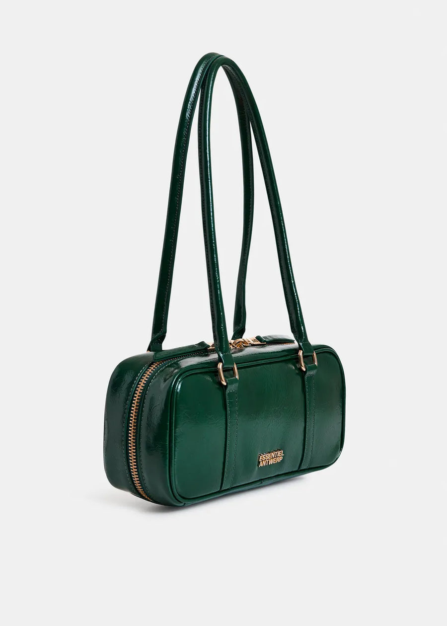 Black Patent Leather Handbag