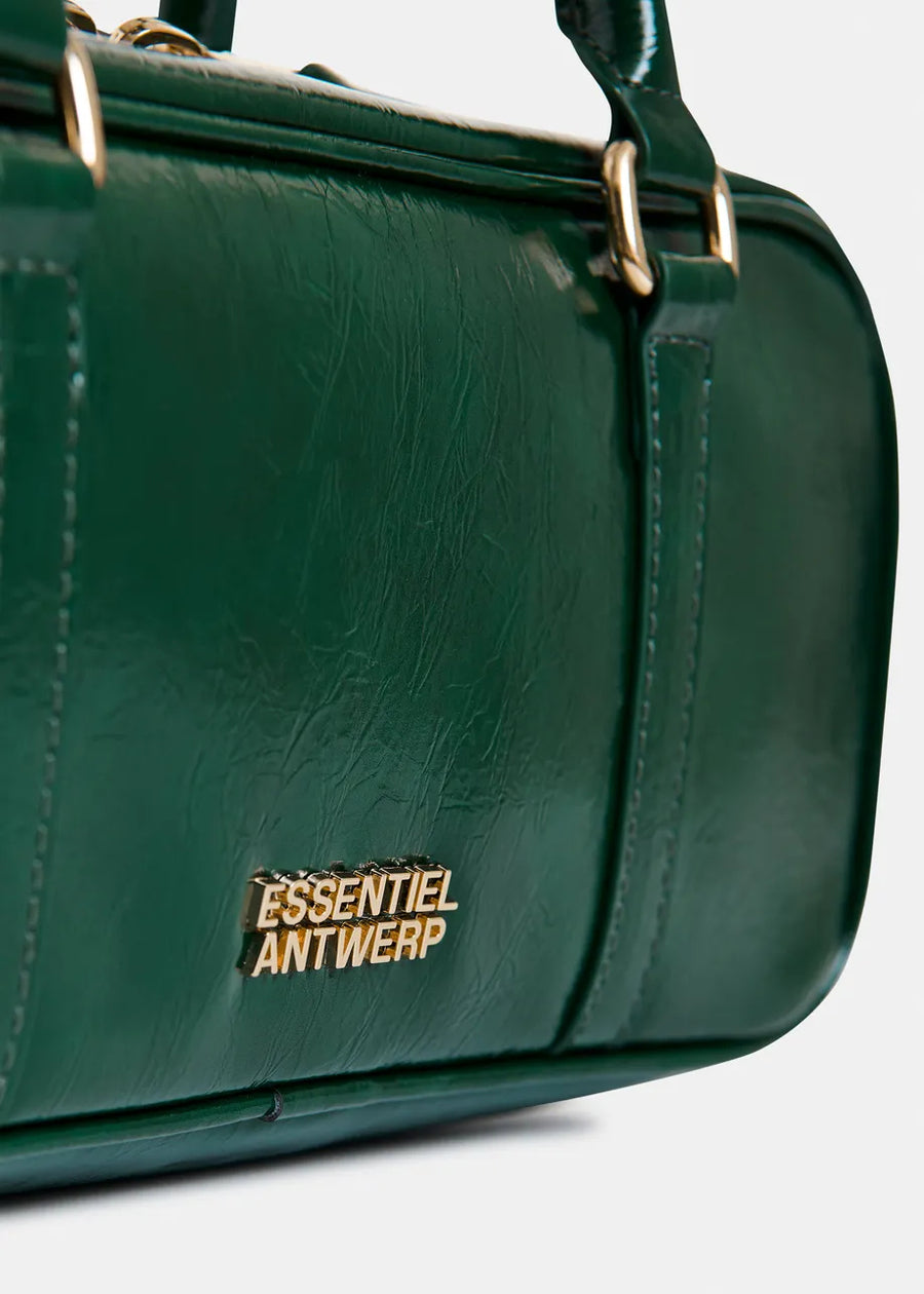 Black Patent Leather Handbag