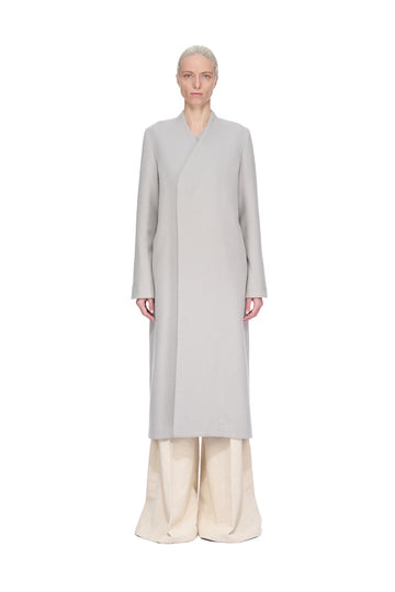 Wool Blend Tailored Coat