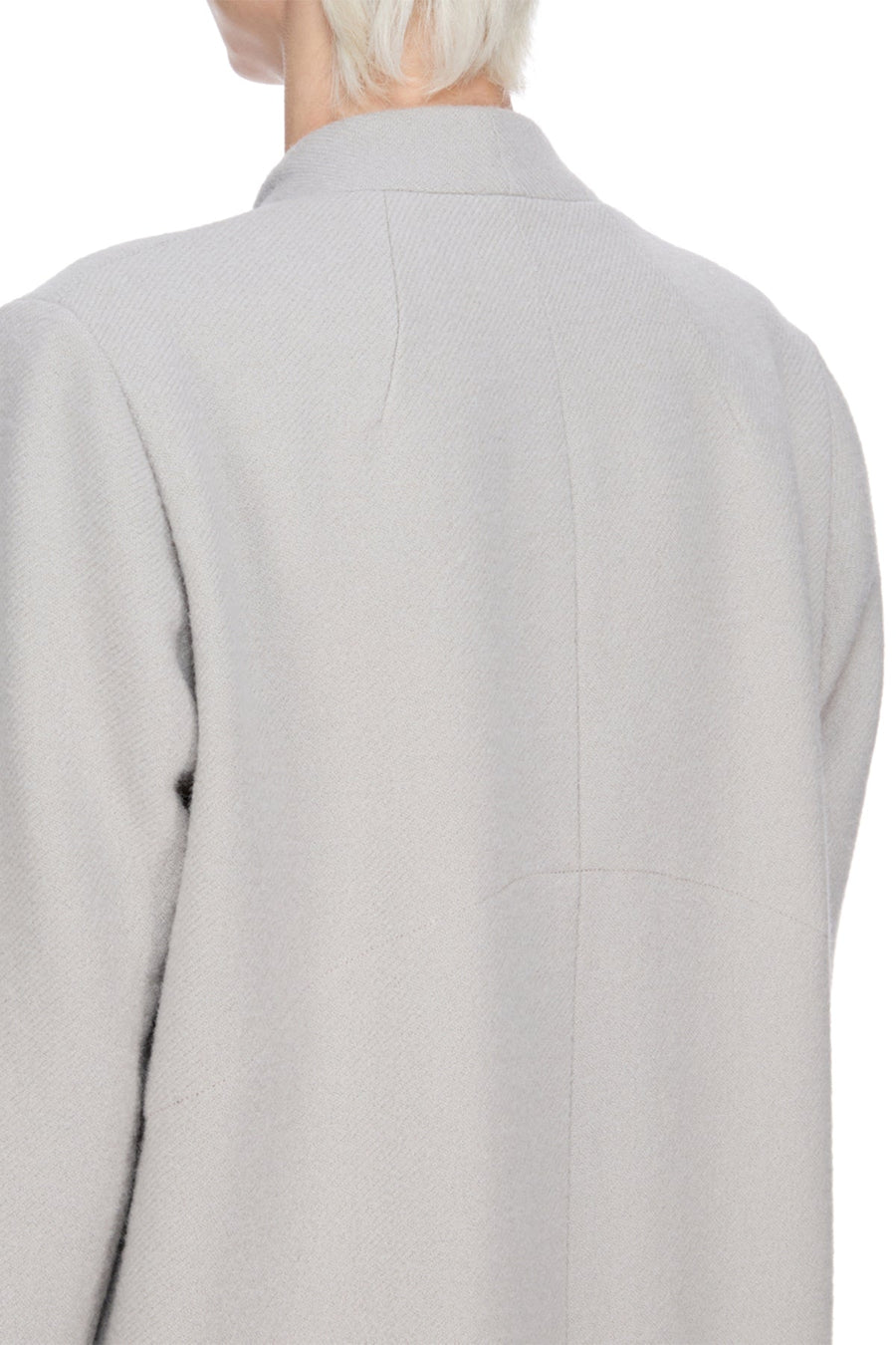 Wool Blend Tailored Coat