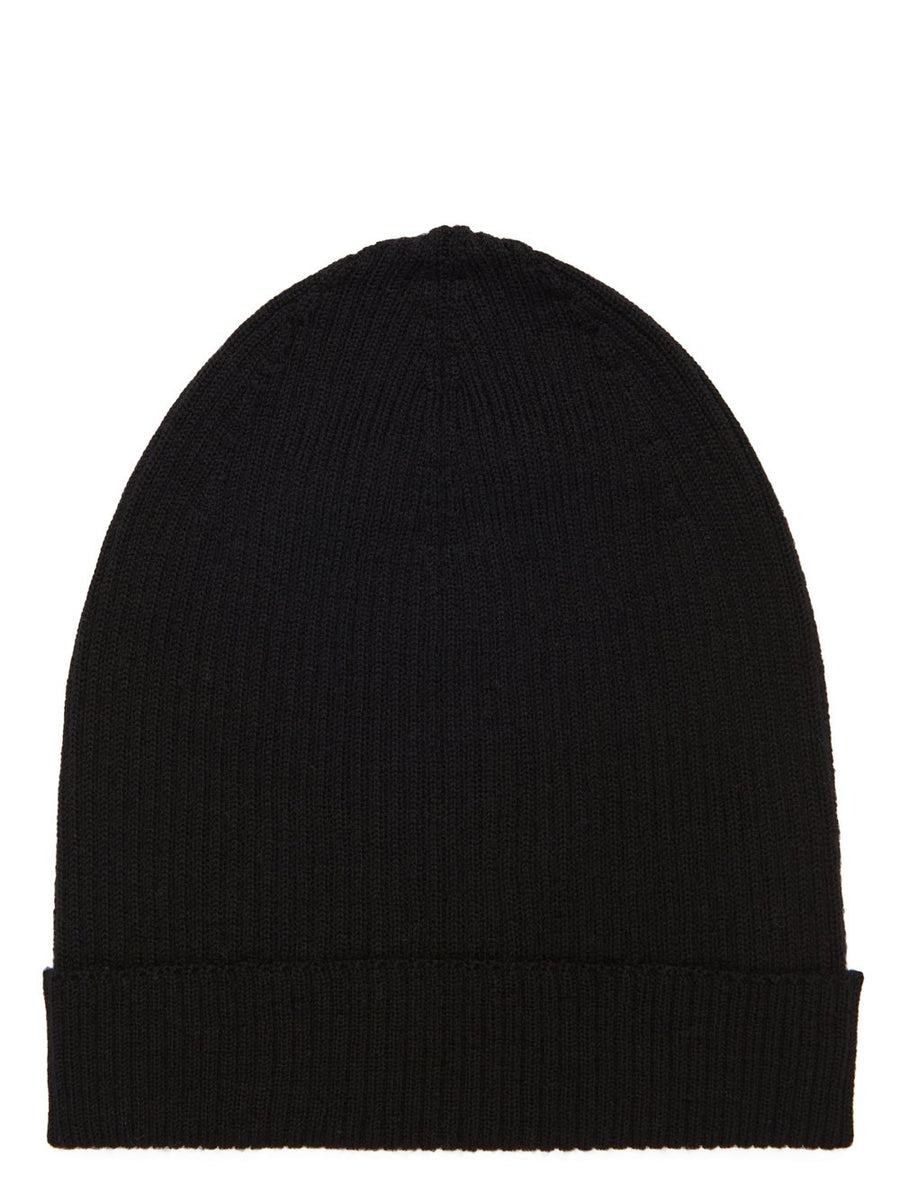 Ribbed Wool Beanie