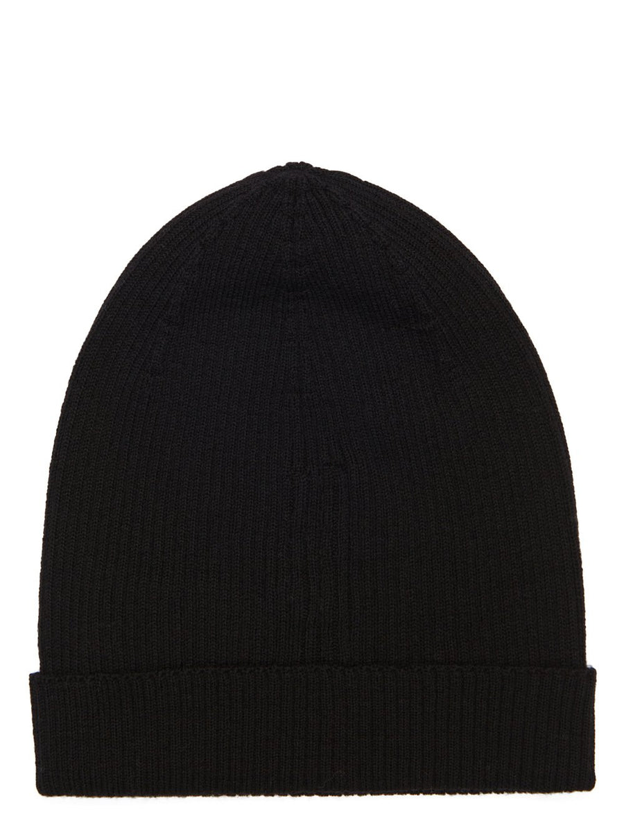 Ribbed Wool Beanie