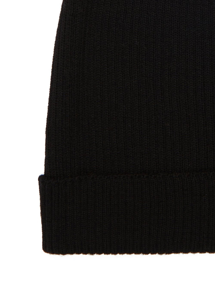 Ribbed Wool Beanie