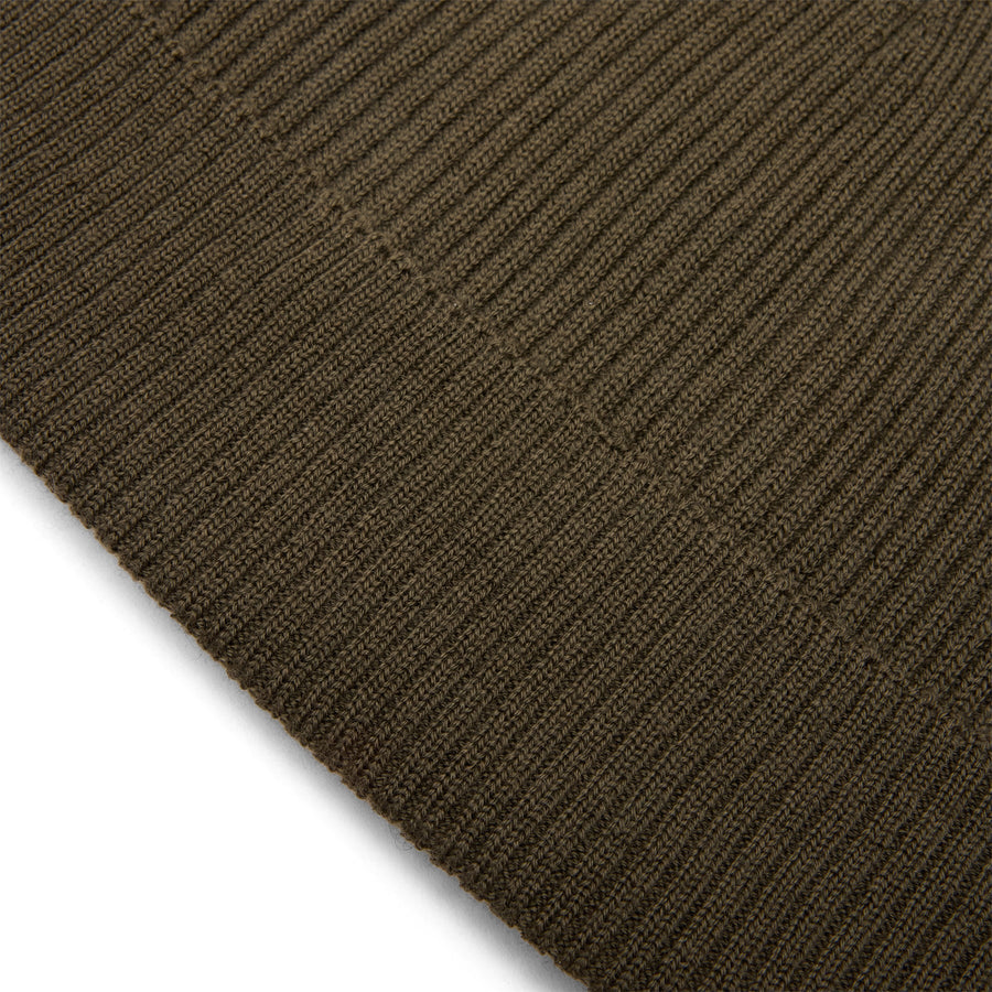 Ribbed Wool Beanie