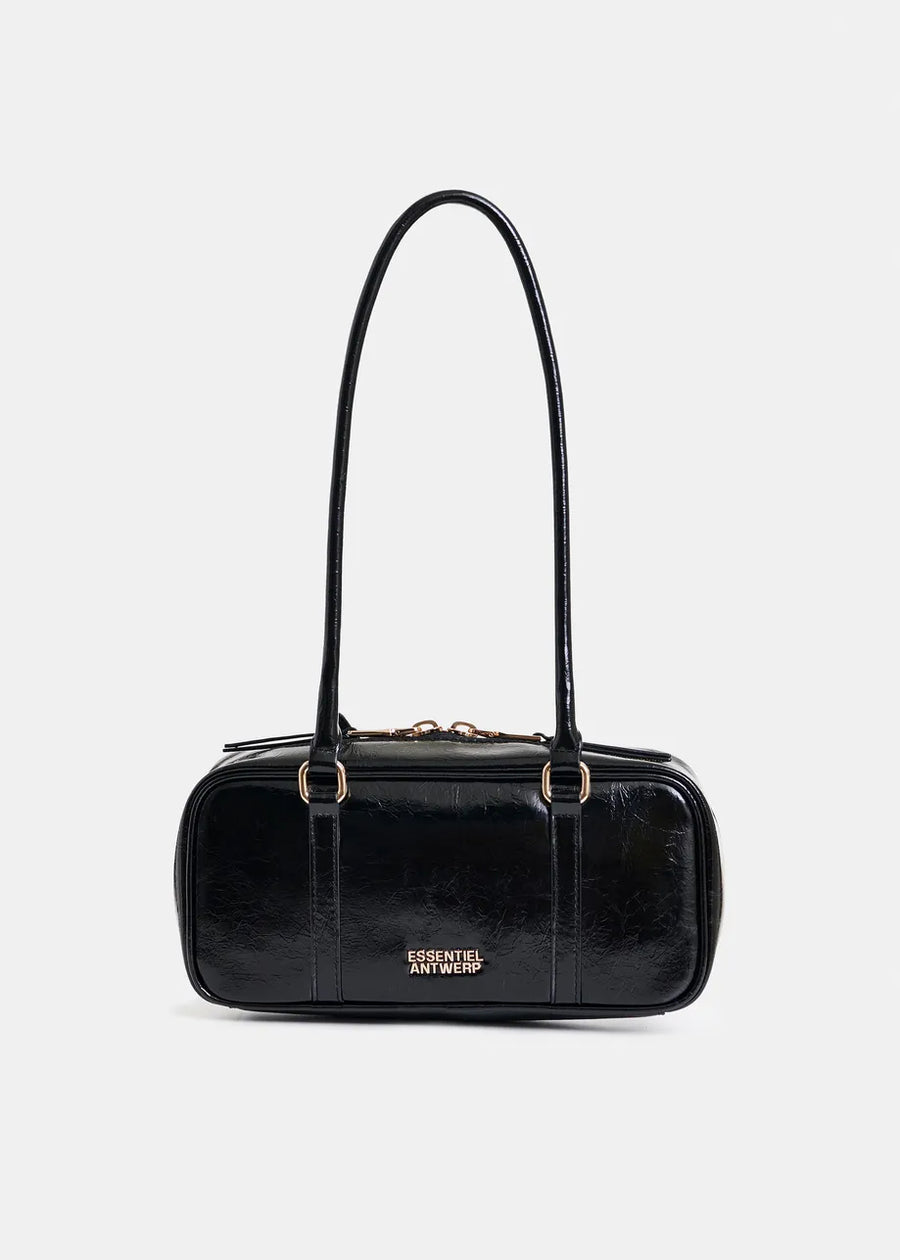Black Patent Leather Handbag