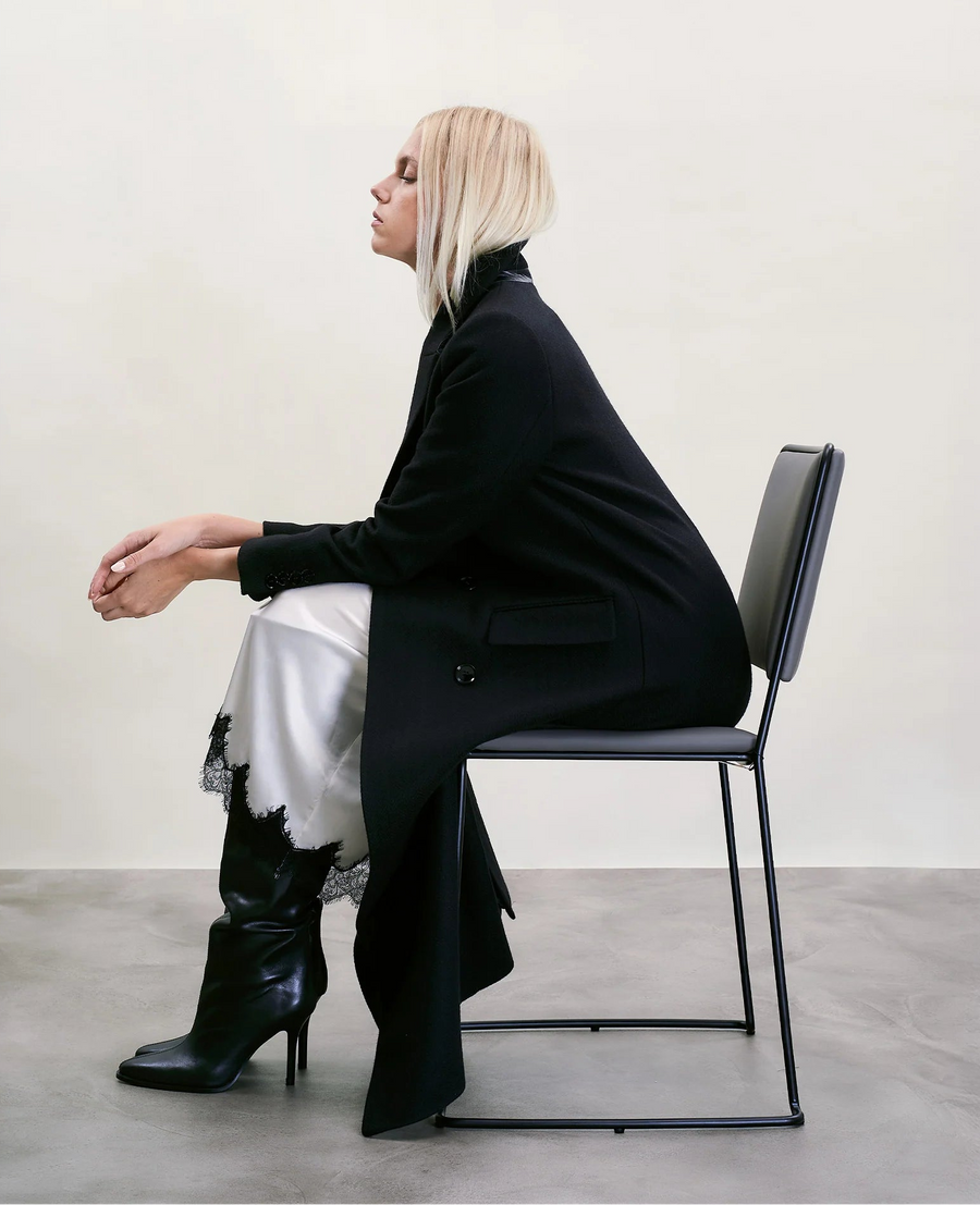 Solace Coat Black