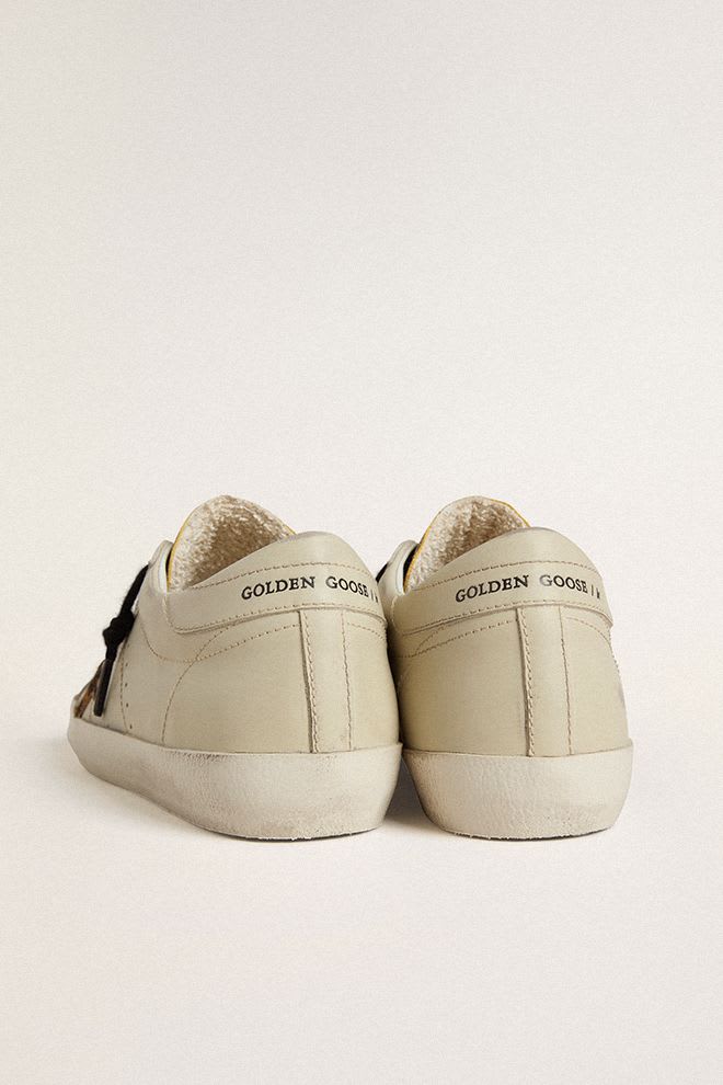 Golden Goose Super-Star Sneakers Leopard Horsy Star
