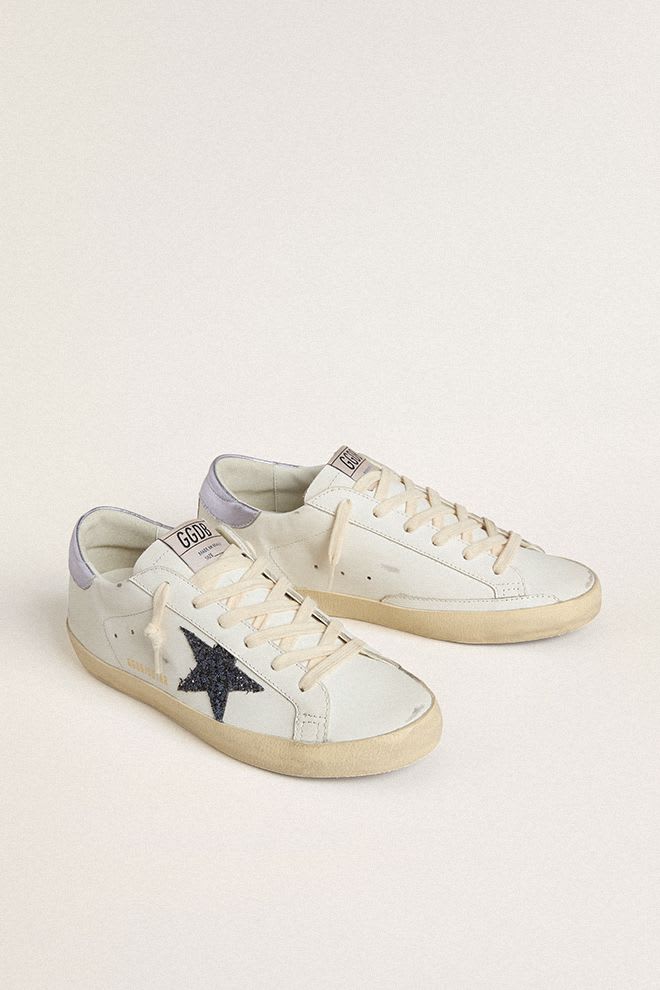 Golden Goose Super-Star Sneakers Glitter Star